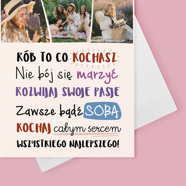 Fotokolaż: Urodziny Życzenia - Kartka z Życzeniami