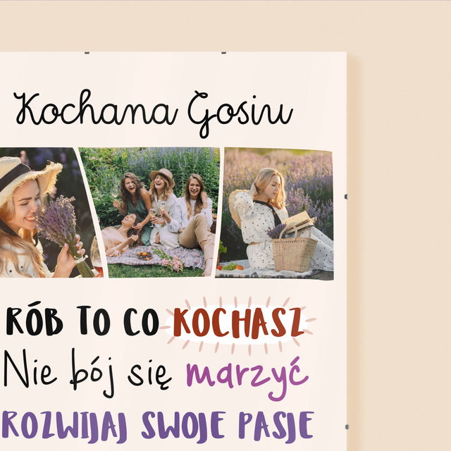 Fotokolaż: Urodziny Życzenia - Plakat