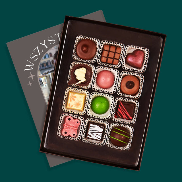 Zdjęcie i Podpis: Stylowe Urodziny - Personalizowany Praliny