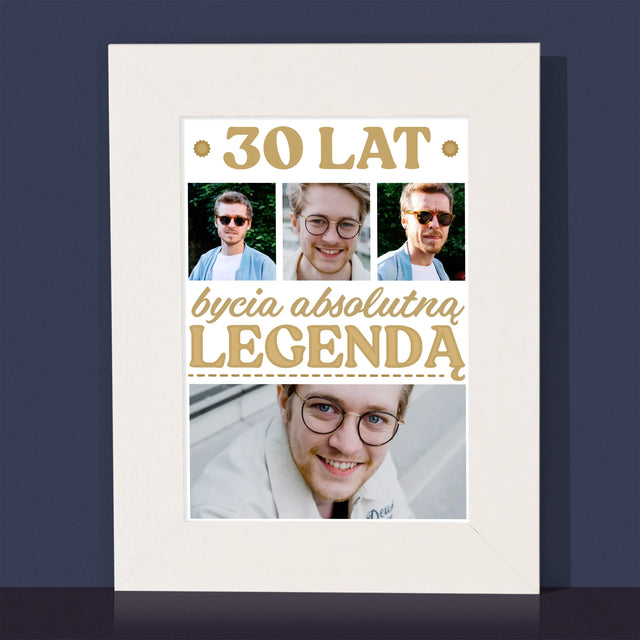 Fotokolaż: 30 Lat Bycia Legendą - Ramka Na Zdjęcie