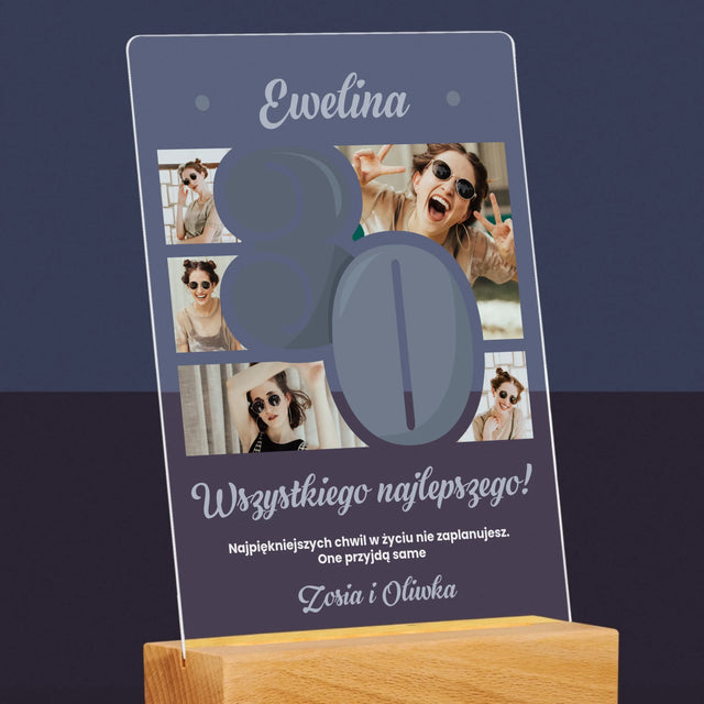 Fotokolaż: 30 Najpiękniejsze Chwile - Wydruk Na Szkle Akrylowym