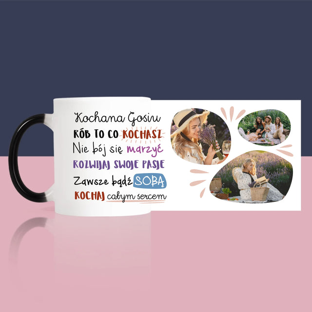 Fotokolaż: Urodziny Życzenia - Kubek z Nadrukiem