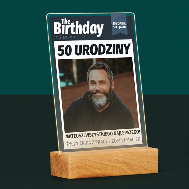 Okładka Magazynu: Birthday - Wydruk Na Szkle Akrylowym