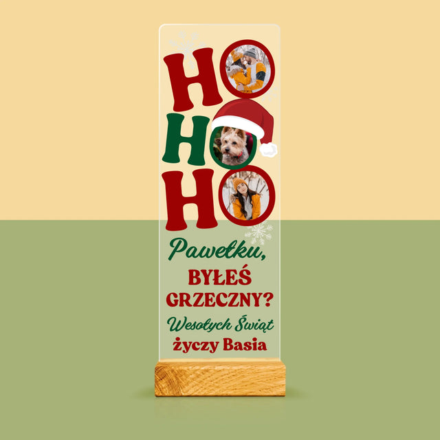 Fotokolaż: Ho Ho Ho - Zdjęcie Na Szkle Akrylowym Fotobudka