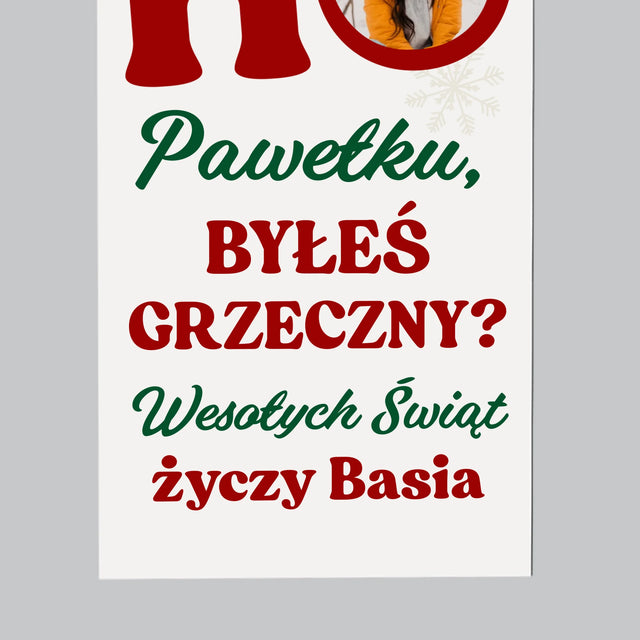 Fotokolaż: Ho Ho Ho - Magnes Na Lodówkę