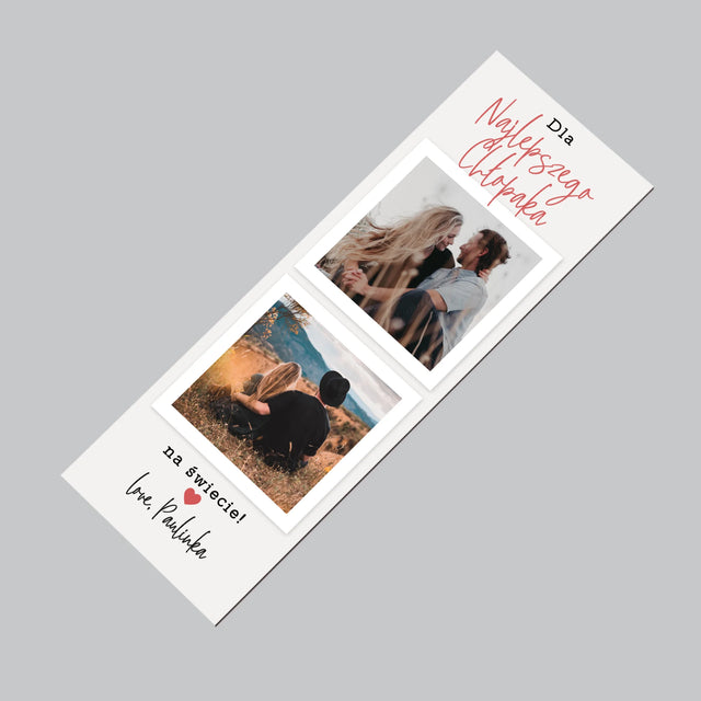 Zdjęcie I Podpis: Dla Najlepszego Chłopaka - Magnes Na Lodówkę