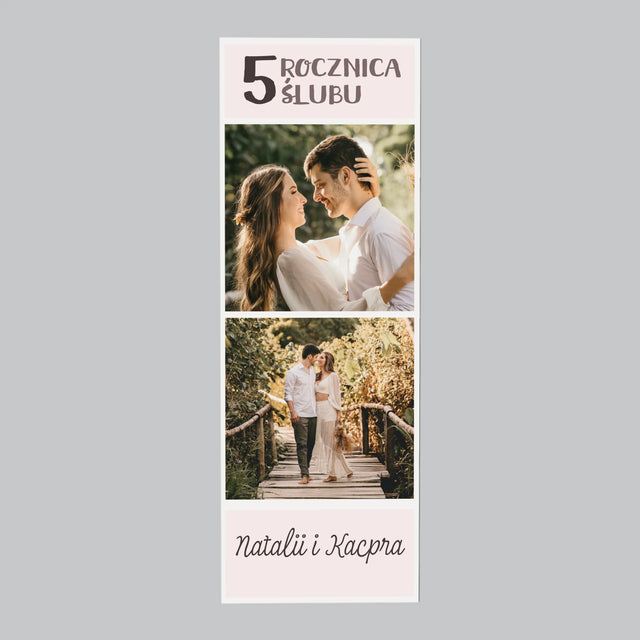 Fotokolaż: 5 Rocznica Ślubu - Magnes Na Lodówkę