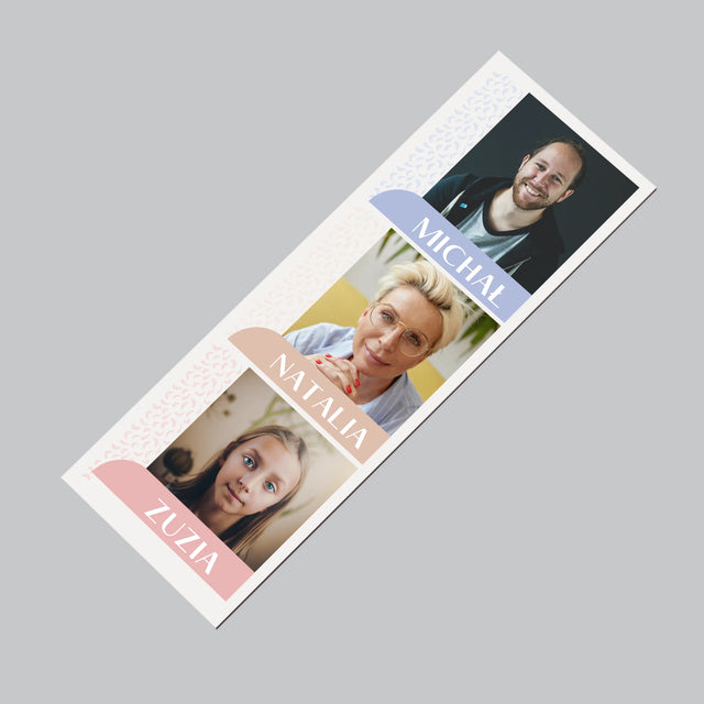 Zdjęcie i Podpis: Wasze Imiona - Magnes na lodówkę