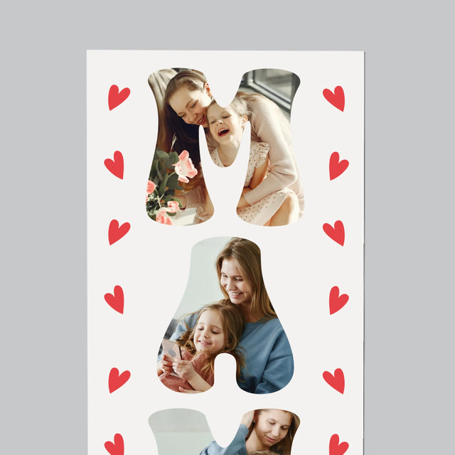 Słowo Ze Zdjęć: Mama Imię - Magnes Na Lodówkę