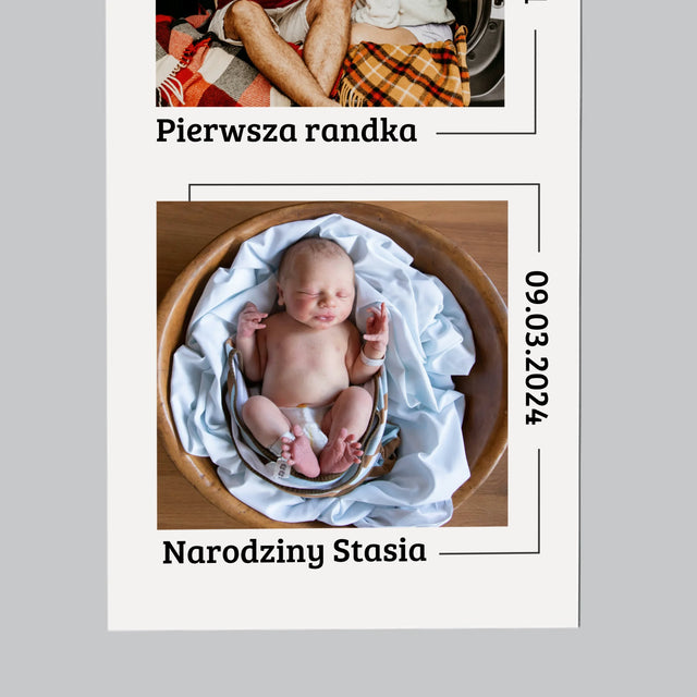 Nasza Historia: Nasze Momenty - Magnes na lodówkę