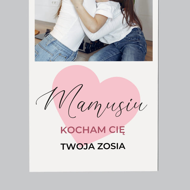 Fotokolaż: Mamusia - Magnes na lodówkę