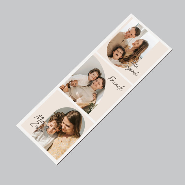 Zdjęcie i Podpis: Zdjęcia Rodziny - Magnes na lodówkę