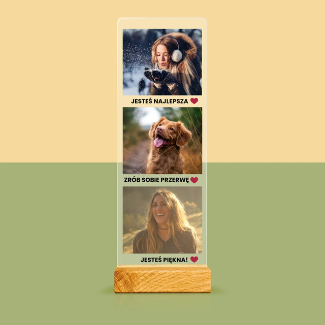 Zdjęcie i Podpis: Pozytywne Myśli - Zdjęcie Na Szkle Akrylowym Fotobudka