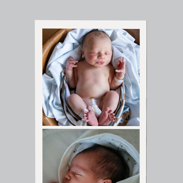 Fotokolaż: Narodziny Dziecka - Magnes na lodówkę