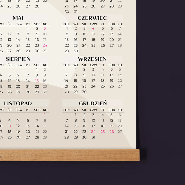 Słowo Ze Zdjęć: To Będzie Twój Rok - Kalendarz Plakatowy z Listwami