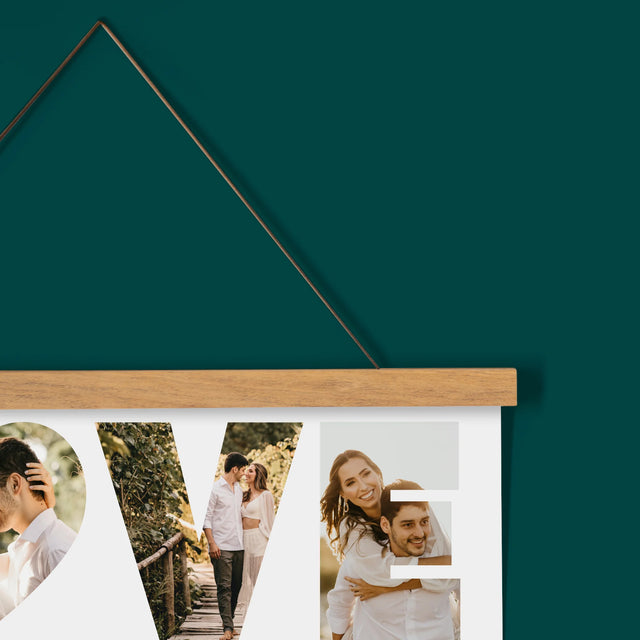 Słowo Ze Zdjęć: Love - Kalendarz Plakatowy z Listwami