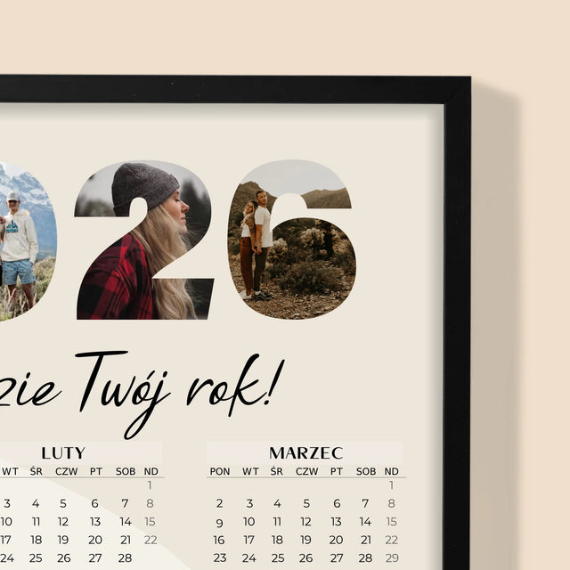Słowo Ze Zdjęć: To Będzie Twój Rok - Kalendarz w Ramce