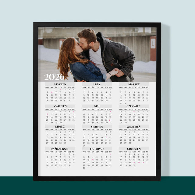 Zdjęcie: Twoje Zdjęcie - Kalendarz w Ramce