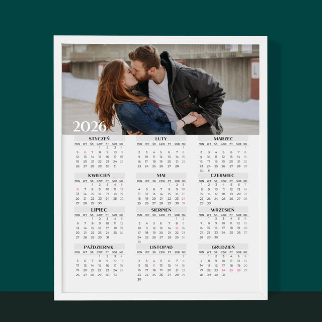 Zdjęcie: Twoje Zdjęcie - Kalendarz w Ramce