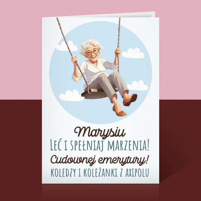 Imię i Podpis: Spełniaj Marzenia - Kartka z Życzeniami