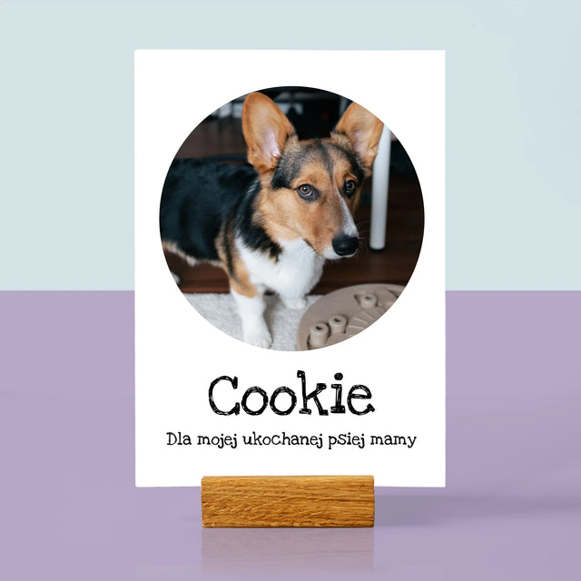 Zdjęcie i Podpis: Ukochany Futrzak - Kalendarz Na Biurko z Podstawką