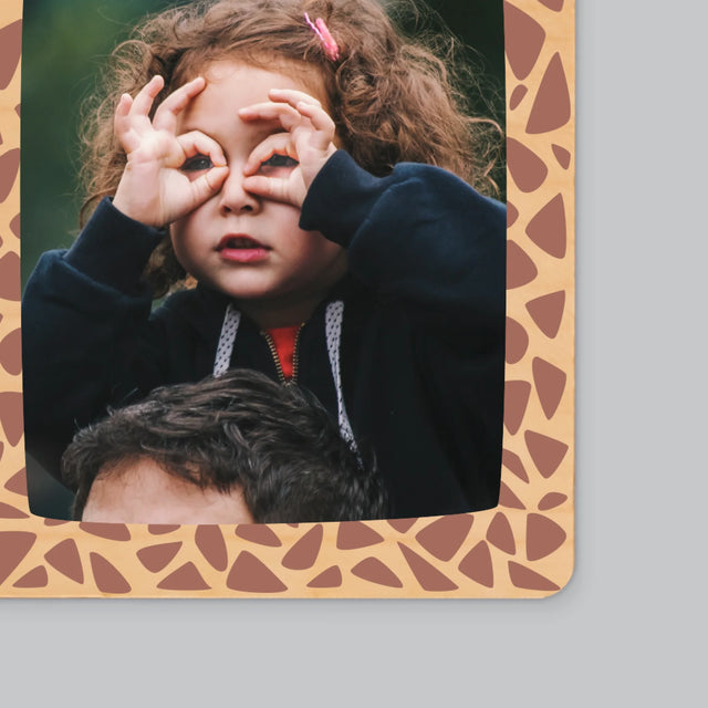 Zdjęcie: Wzorki - Magnes Drewniany