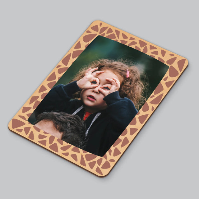 Zdjęcie: Wzorki - Magnes Drewniany