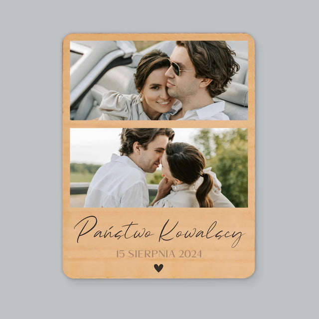 Fotokolaż: Państwo - Magnes Drewniany