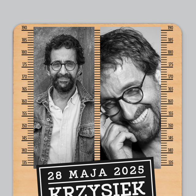 Fotokolaż: Skazany Na 60 Lat - Magnes Drewniany