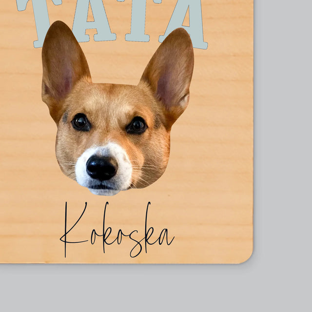 Twoja Postać: Psi Tata - Magnes Drewniany