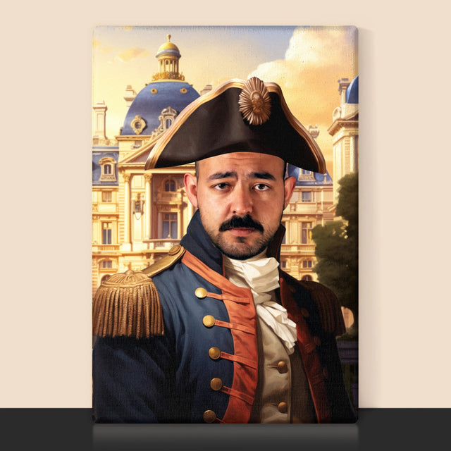 Królewski Portret: Dowódca - Wydruk z Twoim Zdjęciem