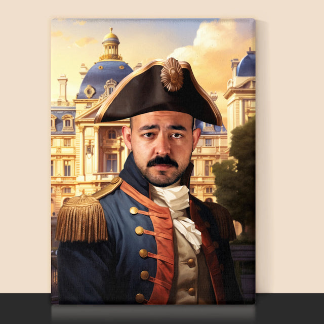 Królewski Portret: Dowódca - Wydruk z Twoim Zdjęciem