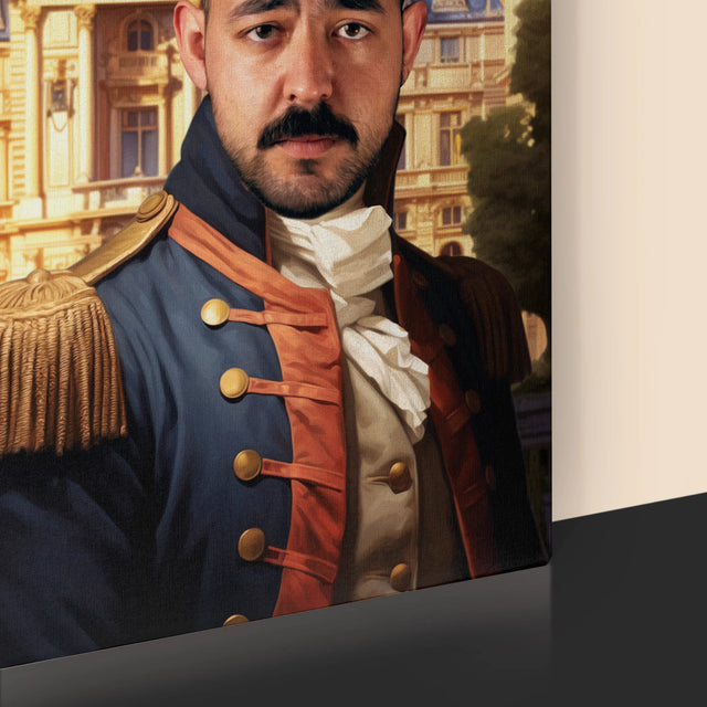 Królewski Portret: Dowódca - Wydruk z Twoim Zdjęciem