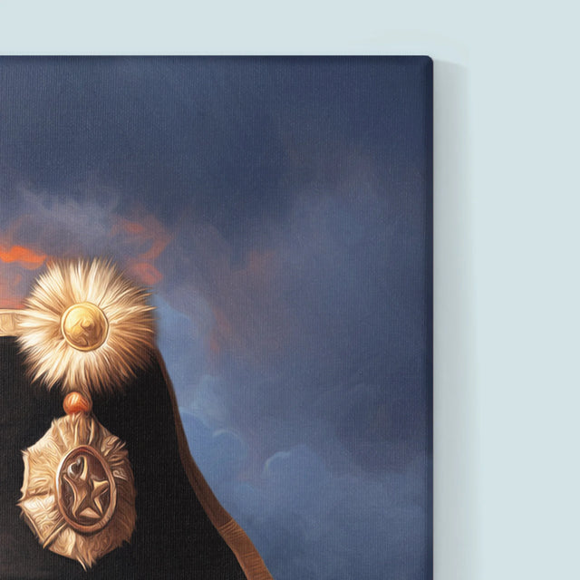 Królewski Portret: Generał - Wydruk z Twoim Zdjęciem