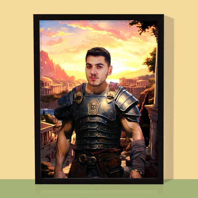 Królewski Portret: Rzymianin - Wydruk z Twoim Zdjęciem