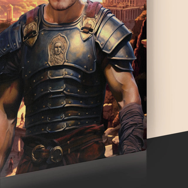 Królewski Portret: Rzymianin - Wydruk z Twoim Zdjęciem