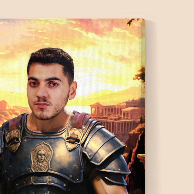 Królewski Portret: Rzymianin - Wydruk z Twoim Zdjęciem