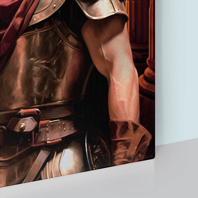 Królewski Portret: Wojownik - Wydruk z Twoim Zdjęciem