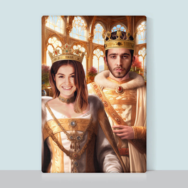 Królewski Portret: Królewski Ślub - Wydruk z Twoim Zdjęciem