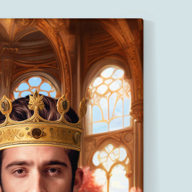 Królewski Portret: Królewski Ślub - Wydruk z Twoim Zdjęciem