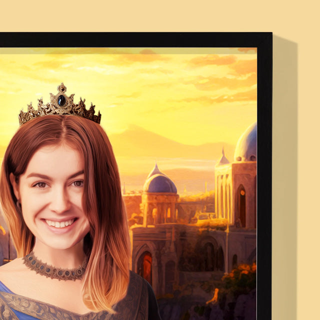 Królewski Portret: Księżna - Wydruk z Twoim Zdjęciem