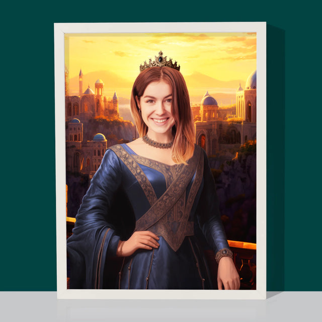 Królewski Portret: Księżna - Wydruk z Twoim Zdjęciem
