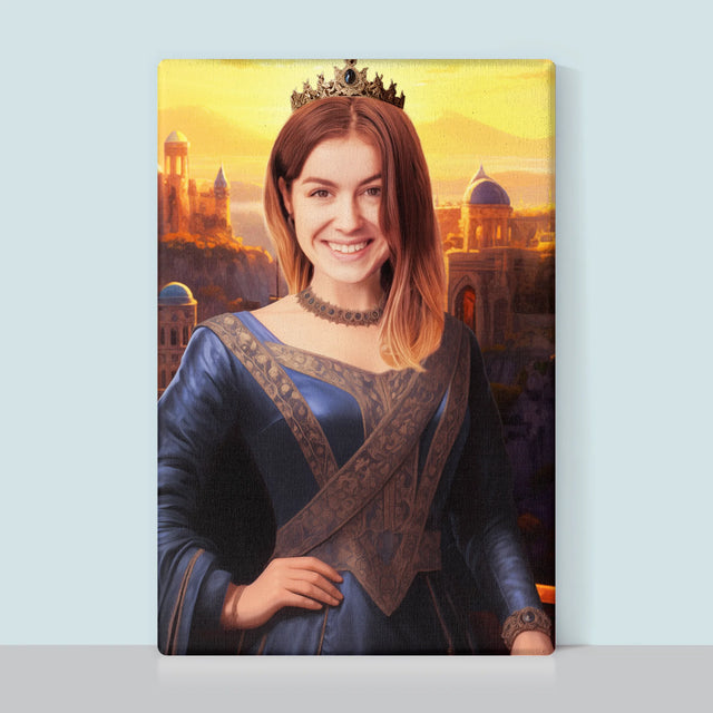 Królewski Portret: Księżna - Wydruk z Twoim Zdjęciem