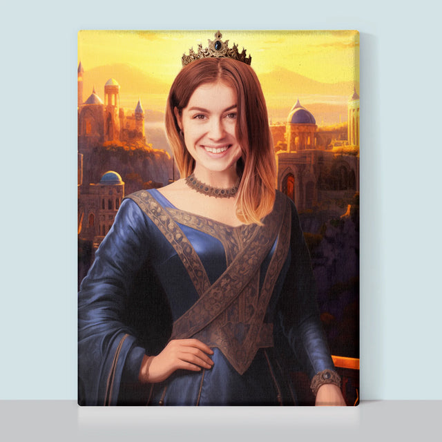 Królewski Portret: Księżna - Wydruk z Twoim Zdjęciem