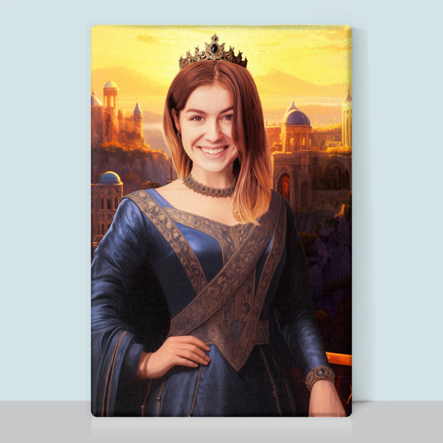 Królewski Portret: Księżna - Wydruk z Twoim Zdjęciem