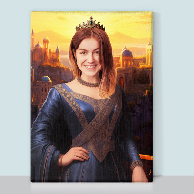 Królewski Portret: Księżna - Wydruk z Twoim Zdjęciem