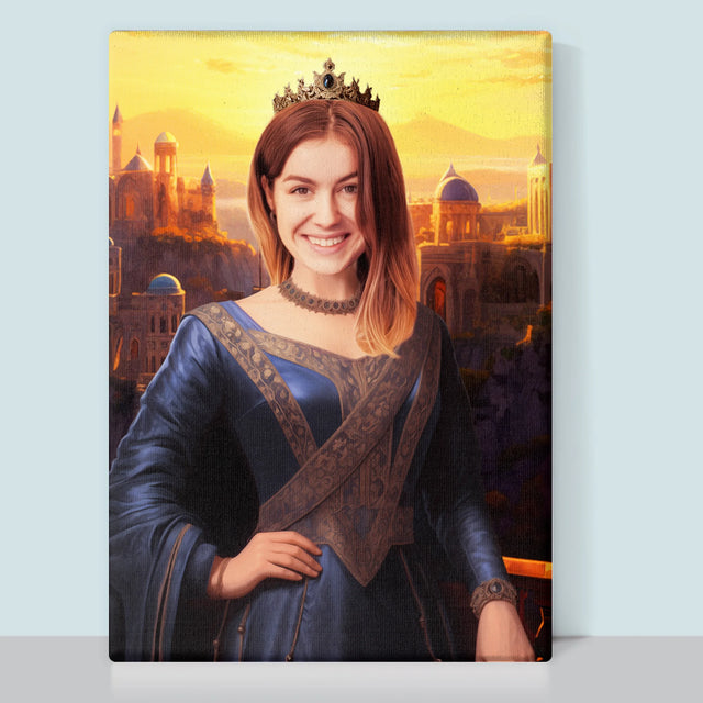 Królewski Portret: Księżna - Wydruk z Twoim Zdjęciem