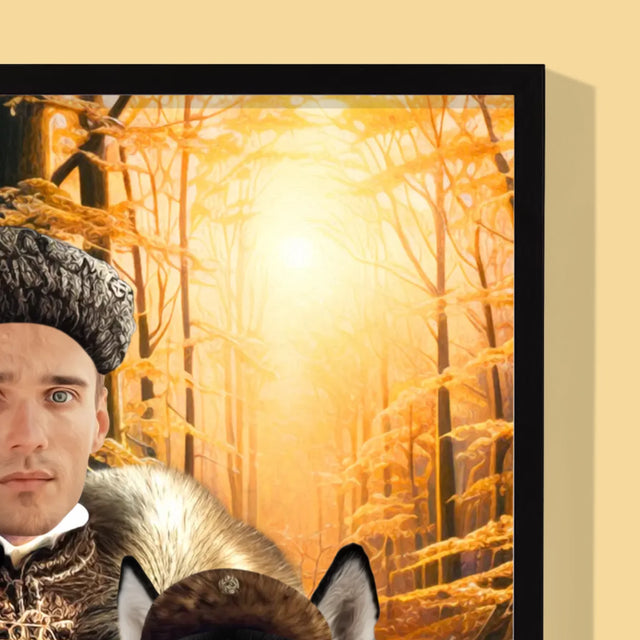 Królewski Portret: Szlachta Na Polowaniu - Wydruk z Twoim Zdjęciem