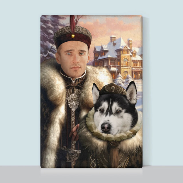 Królewski Portret: Szlachta - Wydruk z Twoim Zdjęciem