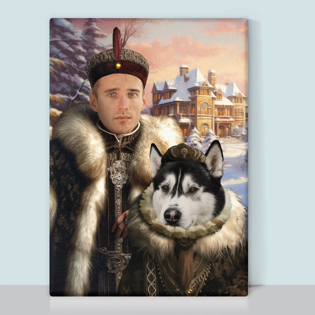 Królewski Portret: Szlachta - Wydruk z Twoim Zdjęciem